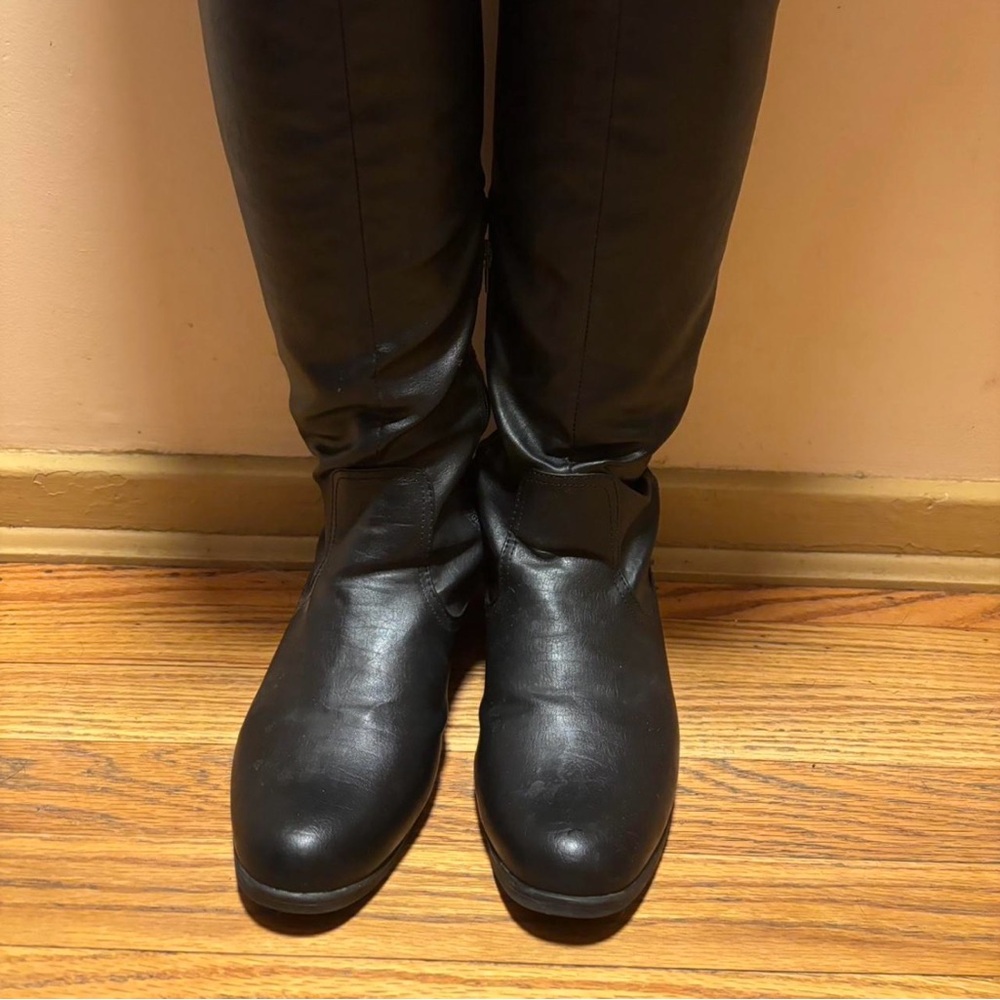 Nautica Black Leather Footwear